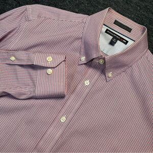 Banana Republic Red and White Checkered Shirt